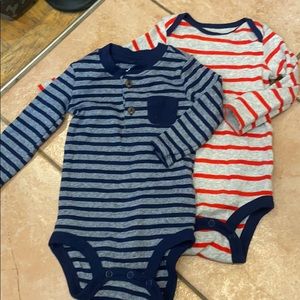 Baby boy long 2 onsie set